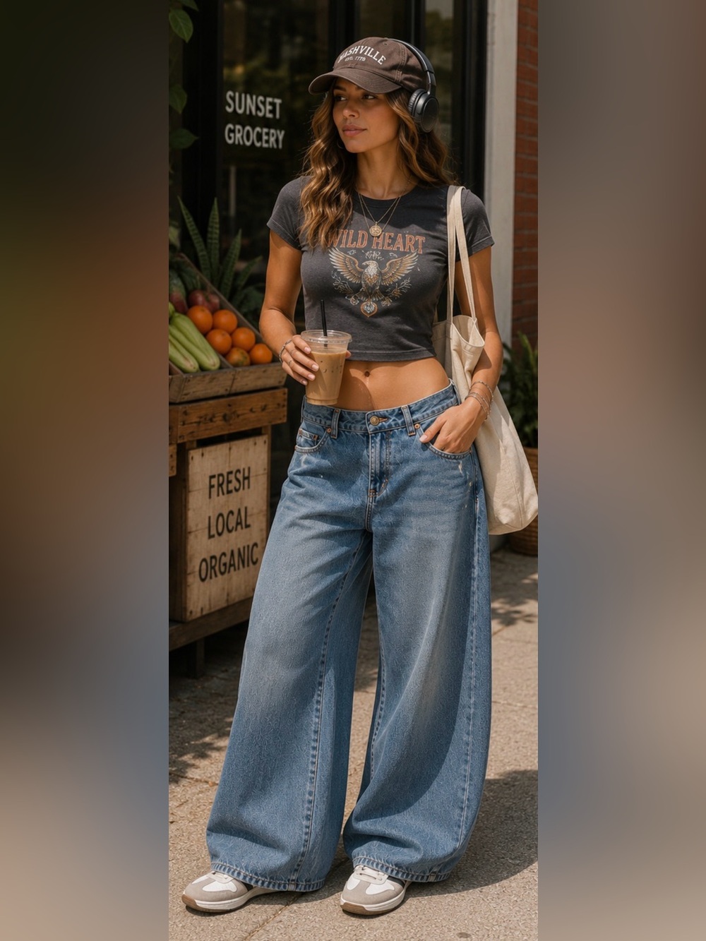 Garage Denim ⭐️ Low Rise Wide Leg Jeans Size 5/27